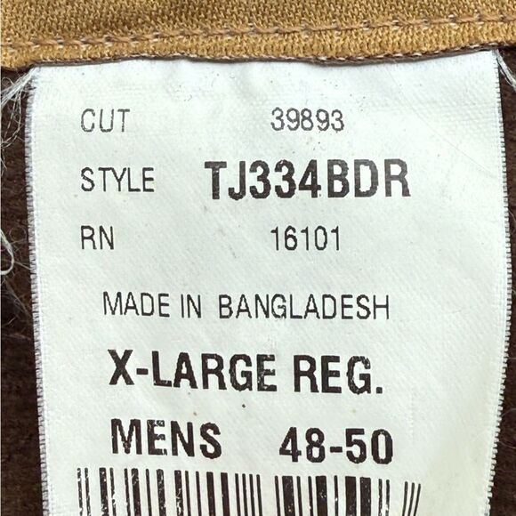 C.E. Schmidt Men's Workwear Wheat Colored Fleece Lined Quilted Jacket Size XL - Picture 7 of 13